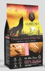 Ambrosia Dog Growth Chicken & Fresh Fish 2kg