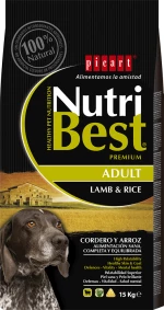 Picart NutriBest Adult Lamb & Rice 3kg