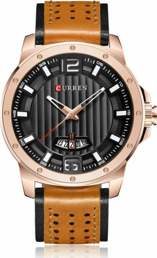 Curren 8293 Brown / Rose Gold / Black