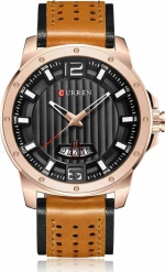 Curren 8293 Brown / Rose Gold / Black