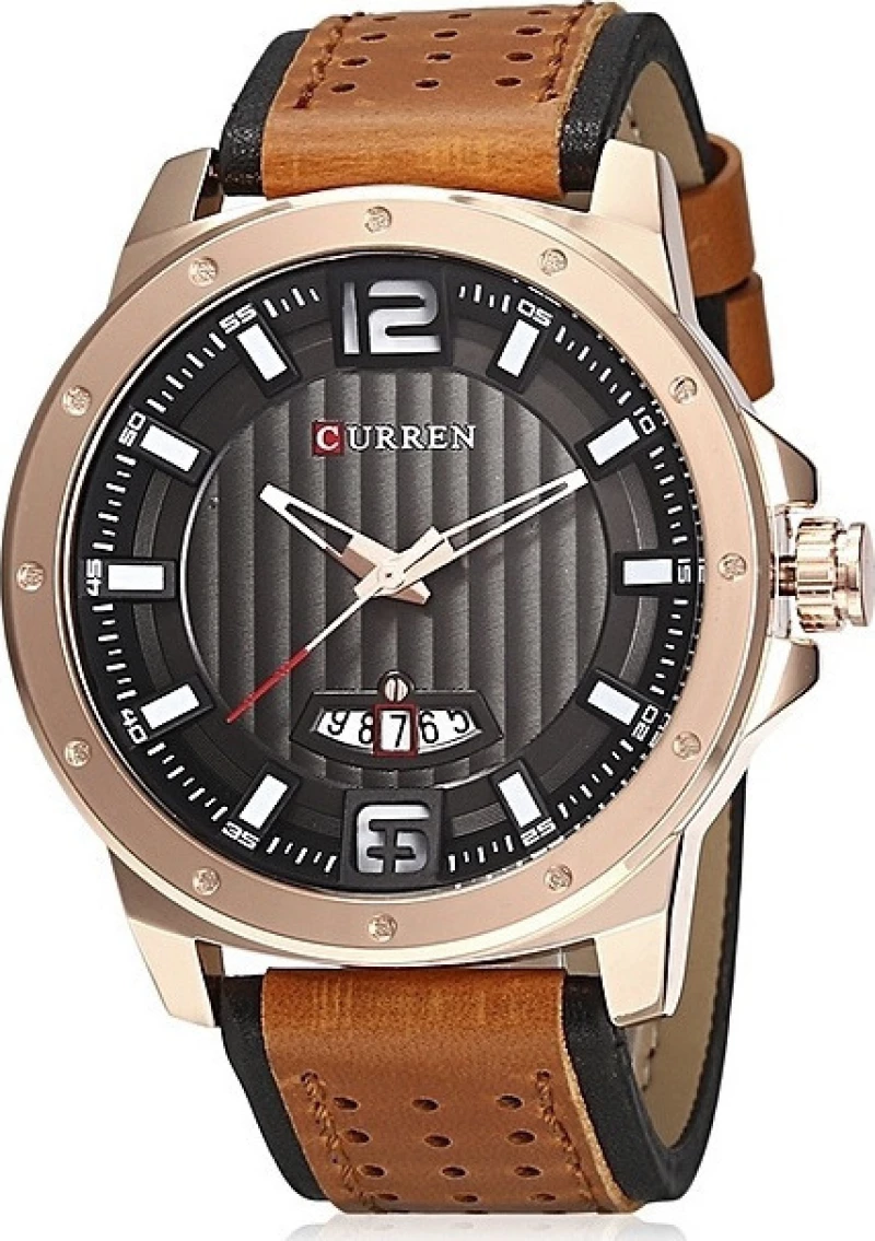 Curren 8293 Brown / Rose Gold / Black