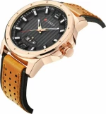 Curren 8293 Brown / Rose Gold / Black