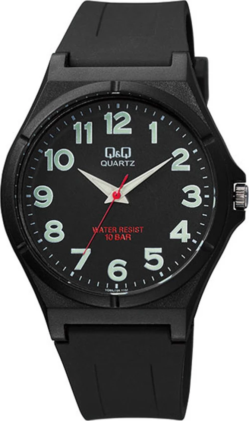 Q&Q Vq66J024Y Black Rubber Strap