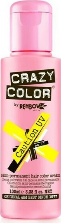 Crazy Color Semi-Permanent 77 Caution Neon 100ml