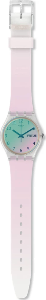 Swatch Ultrarose GE714 Light rose color rubber Strap