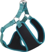 ΣΑΜΑΡΑΚΙ ΓΙΛΕΚΟ ΣΚΥΛΟΥ NOBBY BLACK MESH REFLECT NEON LIGHT BLUE (πλάτος1cm x περιφ 28-33cm)