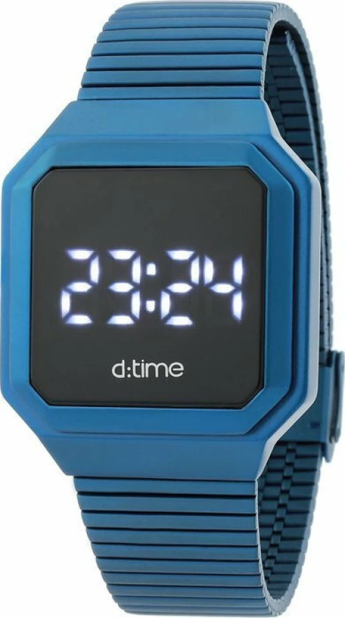 Daniel Klein Digital Blue Stainless Steel Bracelet