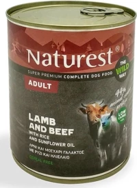Naturest Adult Lamb & Beef Αρνί / Μοσχάρι / Ρύζι 800gr