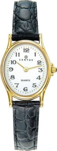 Certus 646461 Black Leather Strap