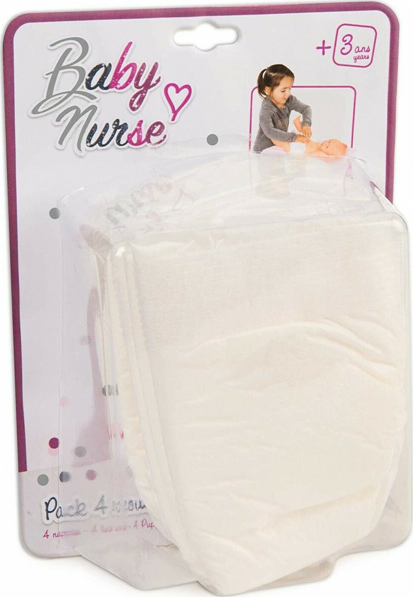 Smoby Baby Nurse Πάνες Για Κούκλες (220339)