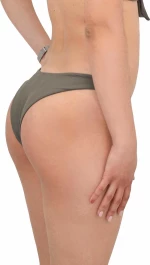 Bluepoint Μαγιό slip tanga Basic 906584 - χακί