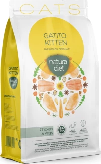 Dingonatura Natura Diet Cat Kitten Chicken 1.5kg
