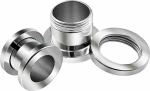 ΣΚΟΥΛΑΡΙΚΙ ΑΤΣΑΛΙ FLESH TUNNEL ΑΣΗΜΙ 4MM TMX