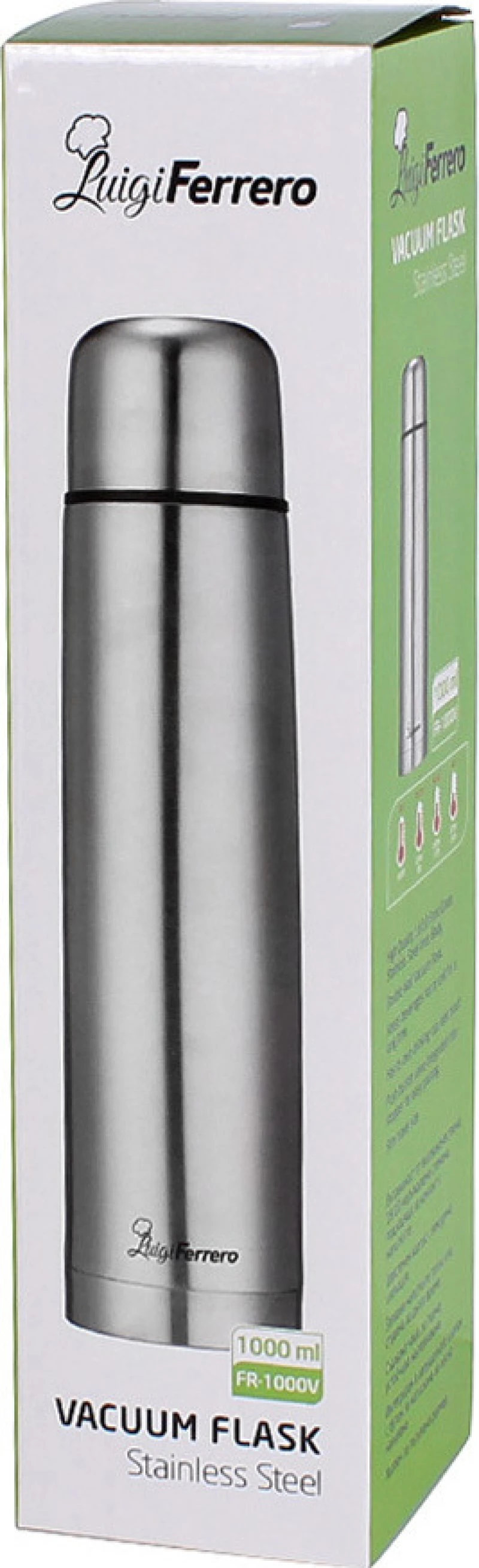 Luigi Ferrero Thermos Silver 1lt