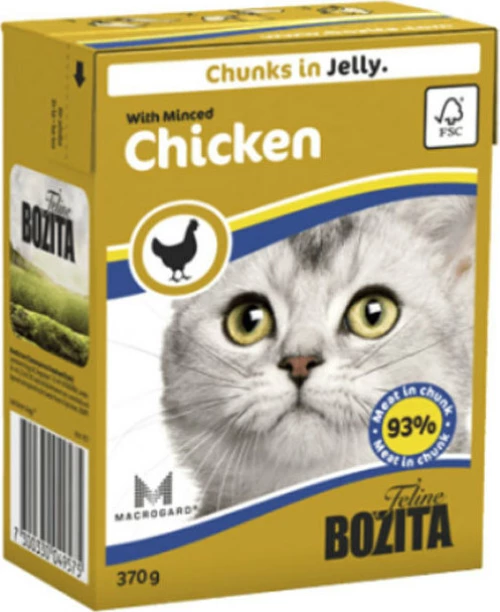 Bozita Feline Κιμάς Κοτόπουλο Jelly 370gr