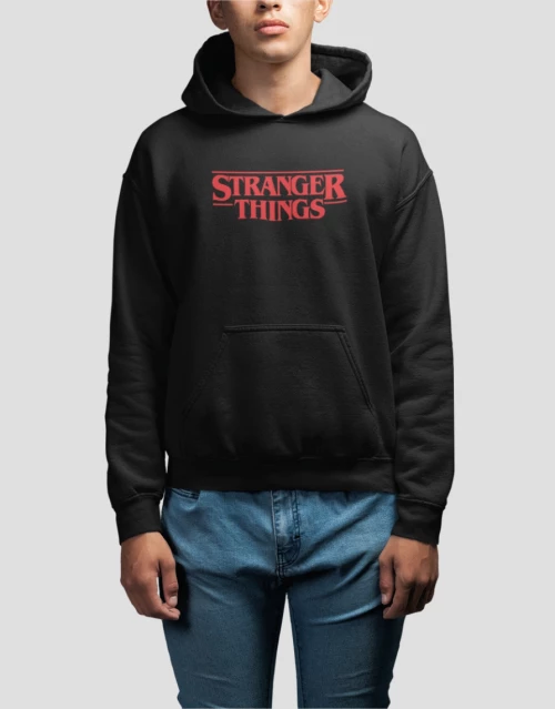 Stranger Things Hoodie - BLACK