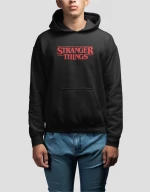 Stranger Things Hoodie - BLACK