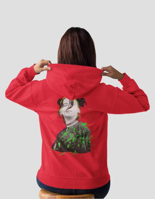 BILLIE EILISH Plus W Hoodie - RED