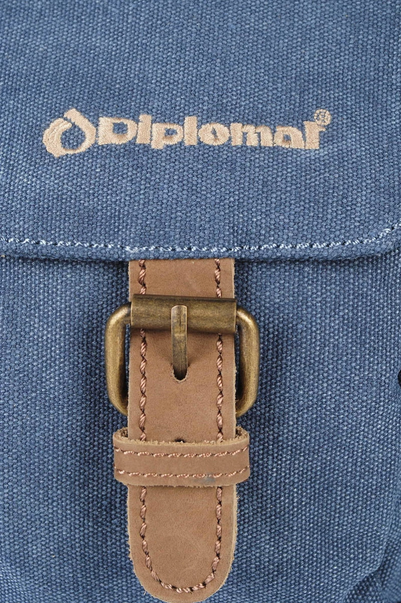 Τσαντάκι Ωμου 19cm με Αγκράφα Vintage Diplomat Tr21 Denim