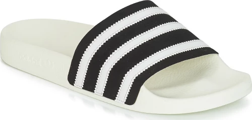 Adidas Originals Adilette Bd7592 Λευκό-Μαυρο