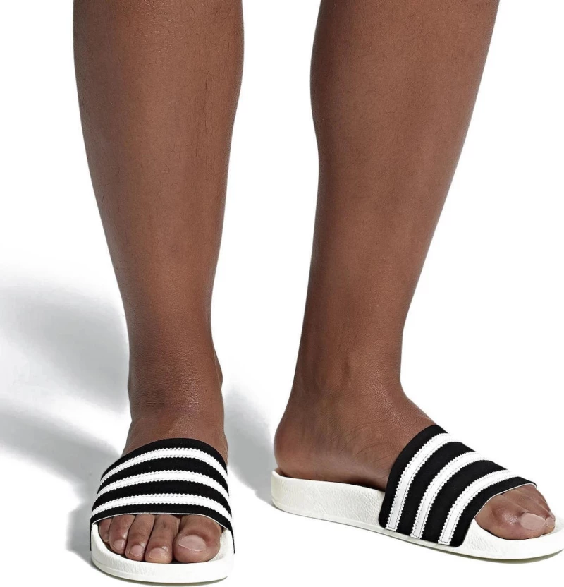 Adidas Originals Adilette Bd7592 Λευκό-Μαυρο