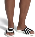 Adidas Originals Adilette Bd7592 Λευκό-Μαυρο