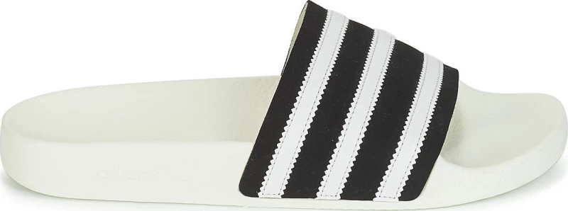 Adidas Originals Adilette Bd7592 Λευκό-Μαυρο
