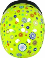 Globber Κράνος Elite Lights XS/S (48-53cm) Lime Green Flowers 507-106
