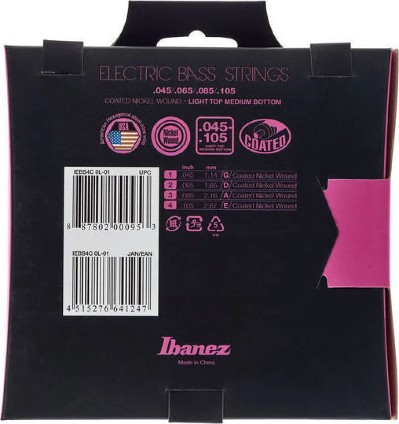 Ibanez IEBS4C E-Bass String Set 045