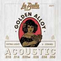 La Bella Golden Alloy Extra Light 10-50