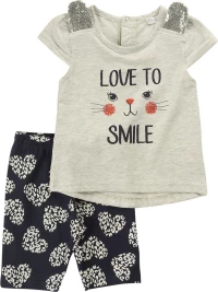 Μπλουζοφόρεμα σετ με κολάν bebe for Funky kids