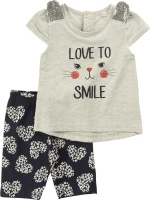 Μπλουζοφόρεμα σετ με κολάν bebe for Funky kids