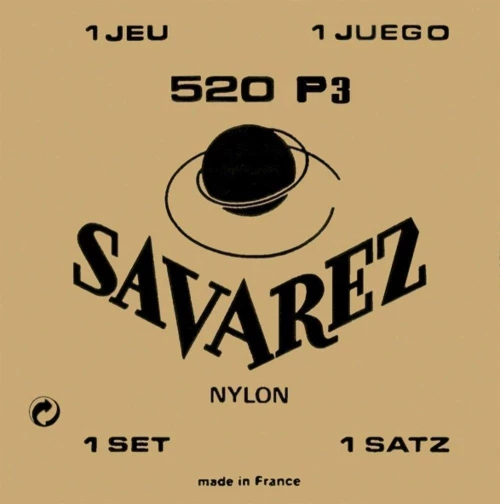 Savarez 520P3 Nylon Red - High Tension
