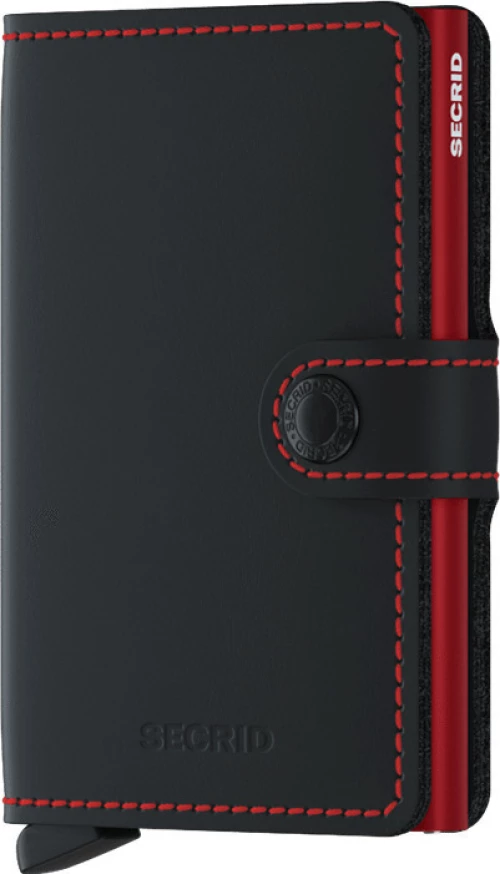 Secrid Miniwallet Matte Black-Red