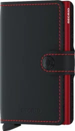 Secrid Miniwallet Matte Black-Red