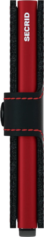 Secrid Miniwallet Matte Black-Red
