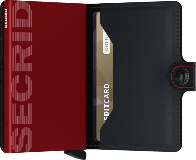 Secrid Miniwallet Matte Black-Red
