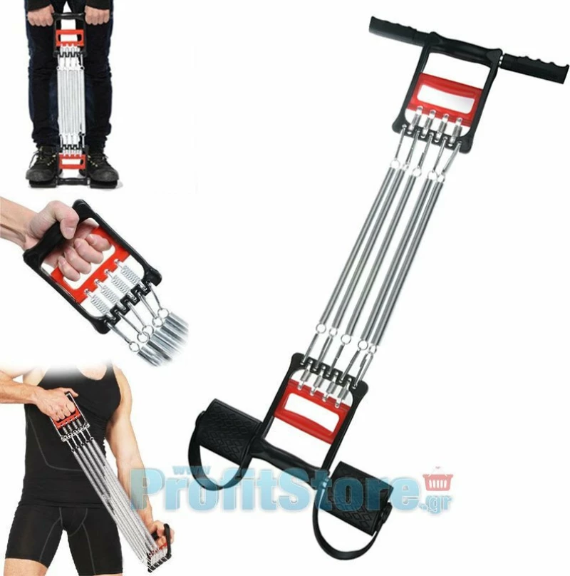 Chest Expander Spring Rowing