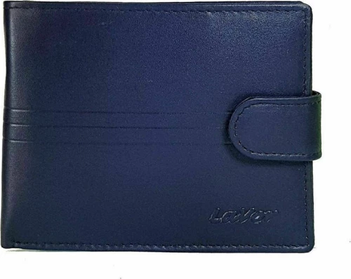Lavor Δερμάτινο Πορτοφόλι Πλάγιο (1-3653 Blue) Rfid