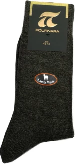 Ανδρική Κάλτσα Wool Pournara Ισοθερμική - 604-17 - Καφέ