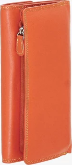 Δερμάτινο Γυναικείο Πορτοφόλι (516-9812-orange)