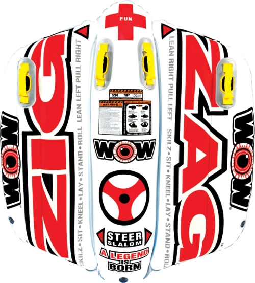 WOW Ski Tube, ZIG ZAG, 152x137cm