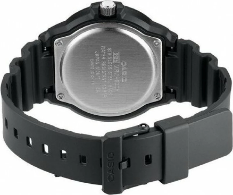 Casio Collection Mrw-200H-2Bveg Black Rubber Strap