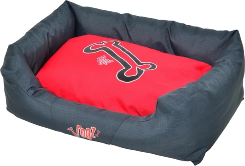 Rogz Dog Bed Red Bones 56x35cm