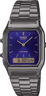 Casio Ρολόι με Μεταλλικό Μπρασελέ σε Ασημί χρώμα