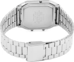 Casio Ρολόι με Μεταλλικό Μπρασελέ σε Ασημί χρώμα