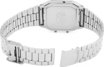 Casio Ρολόι με Μεταλλικό Μπρασελέ σε Ασημί χρώμα