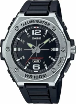 Casio Standard Black Rubber Strap MWA-100H-1AVEF