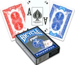 Bicycle Poker Peek Pro Red