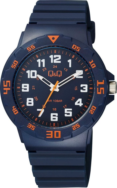 Q&Q Vr18J012Y Blue Rubber Strap